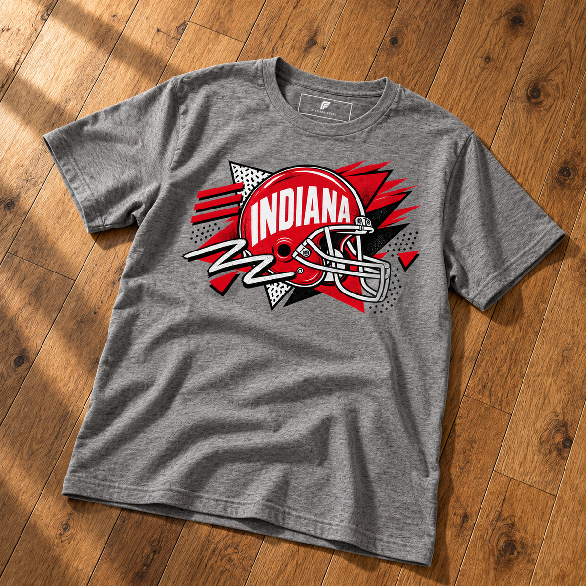 Indiana Retro Gridiron Tee