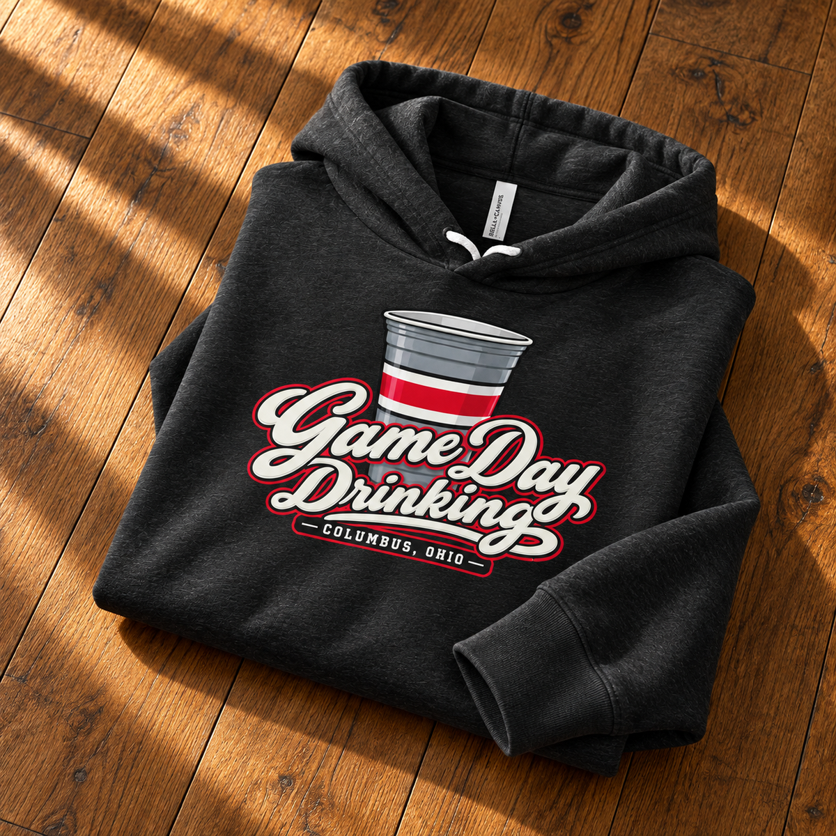 Columbus Game Day Drinking Hoodie