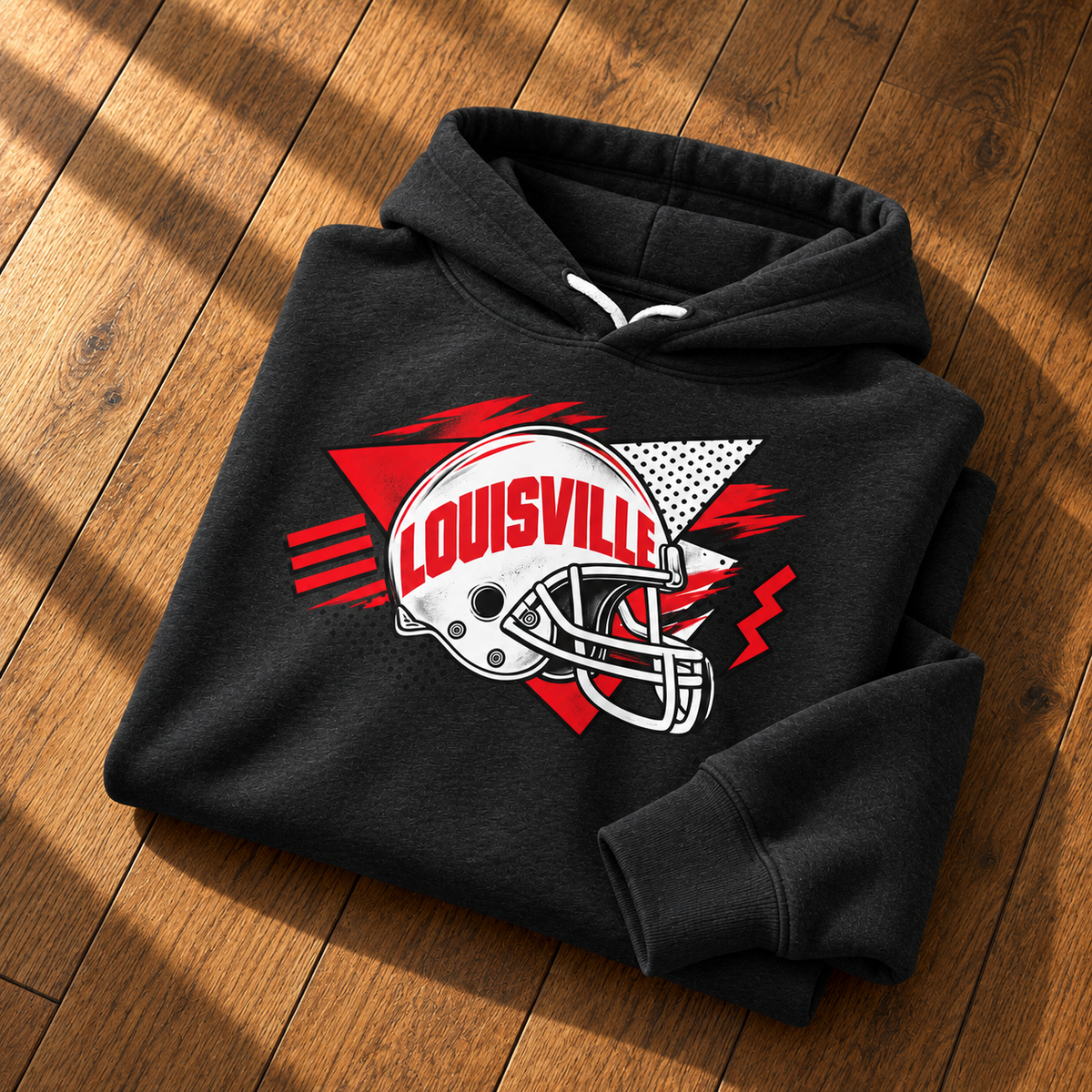 Louisville Retro Gridiron Hoodie