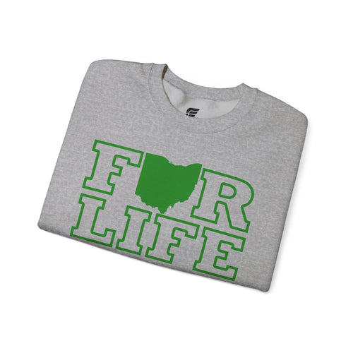 Athens For Life Green Crewneck Sweatshirt