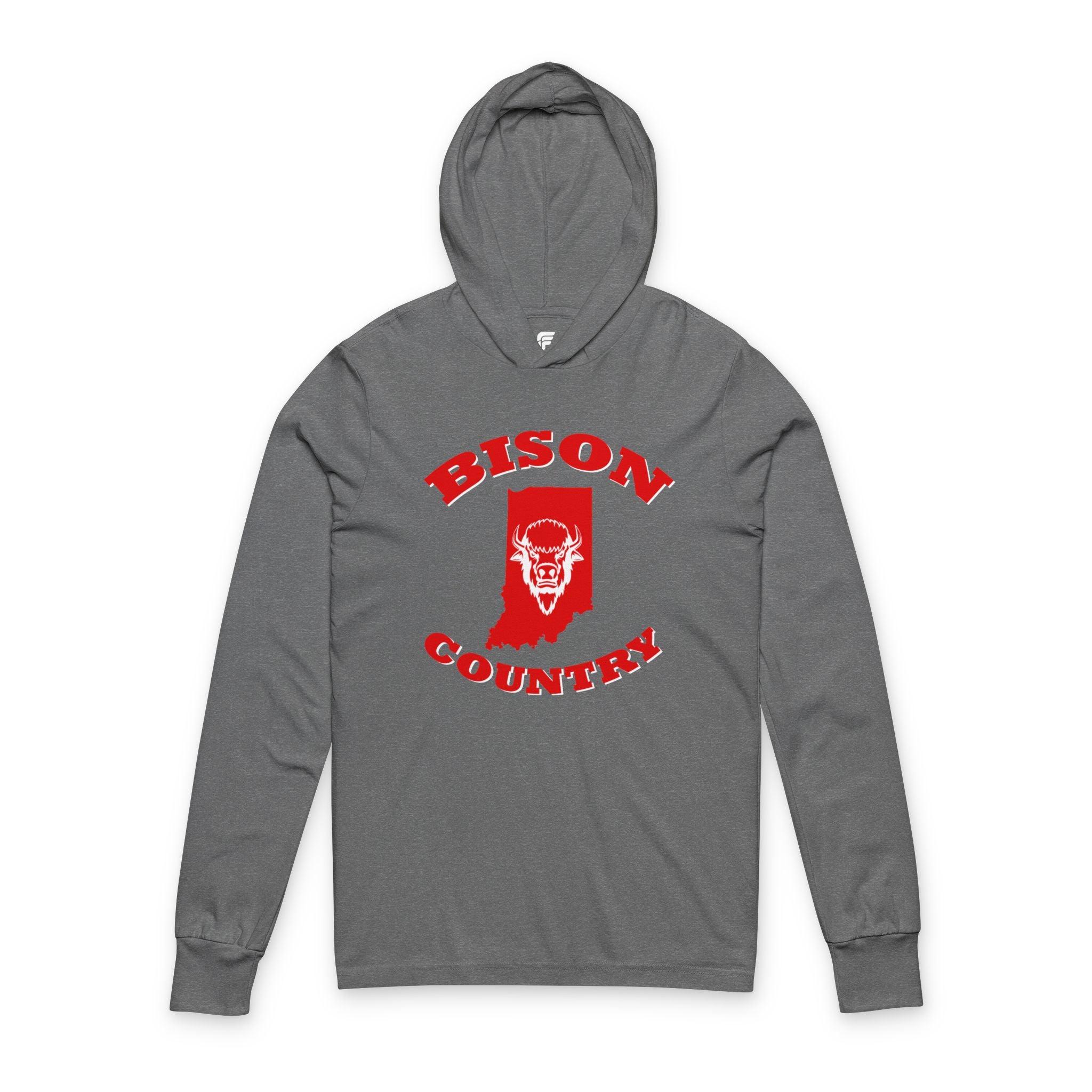 Bison Country Hooded Long-Sleeve Tee