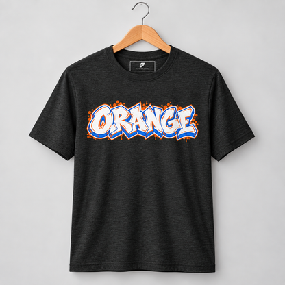 Orange Graffiti Tee