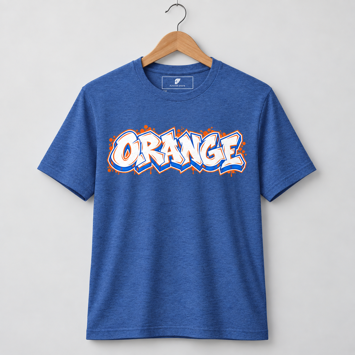 Orange Graffiti Tee