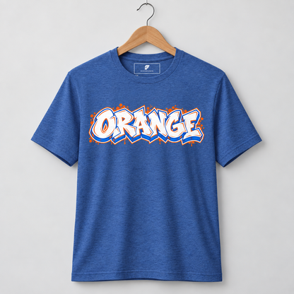 Orange Graffiti Tee