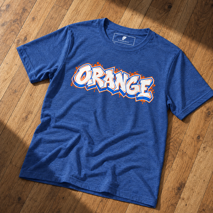 Orange Graffiti Tee