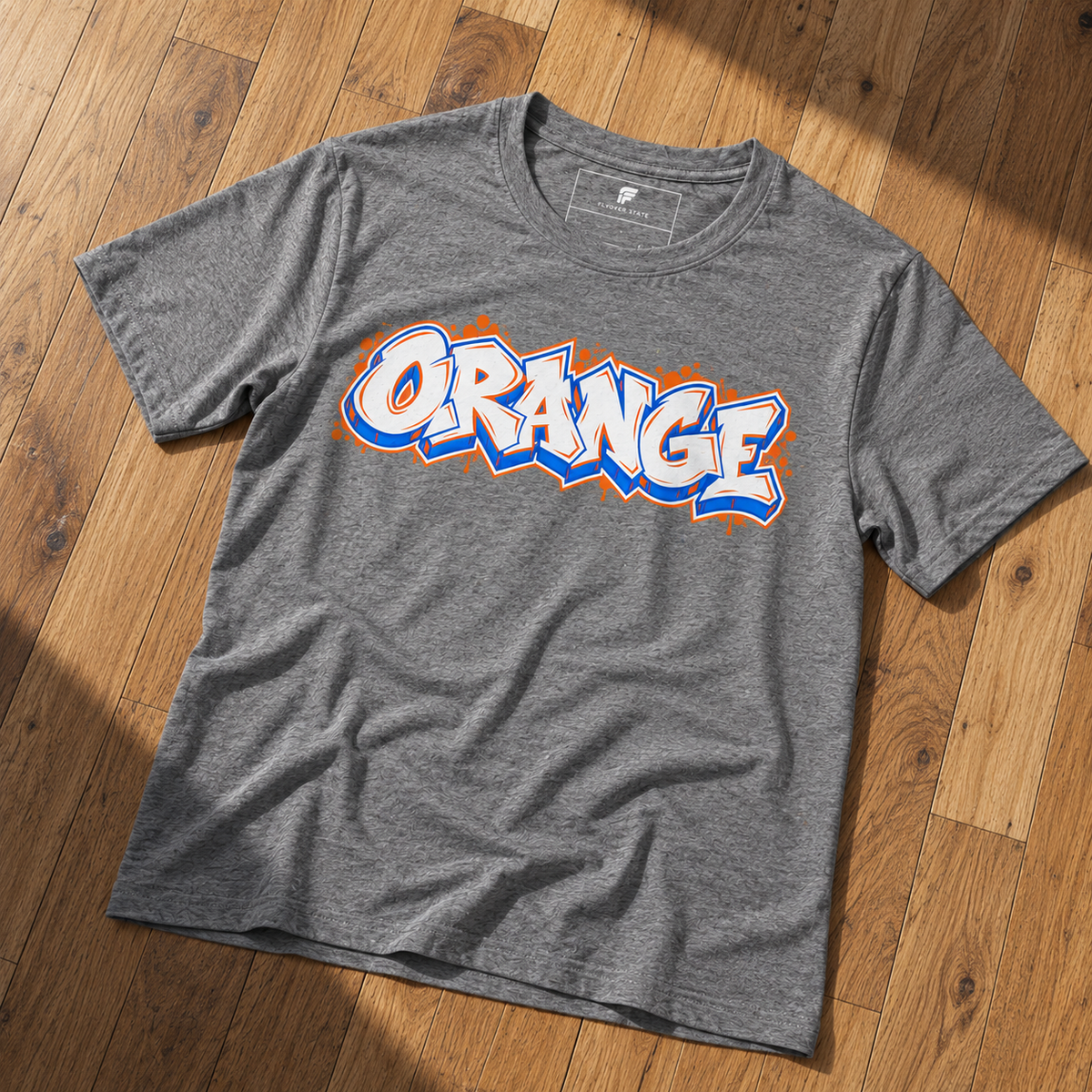 Orange Graffiti Tee