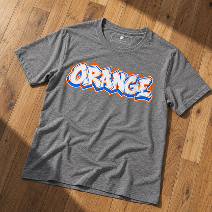 Orange Graffiti Tee