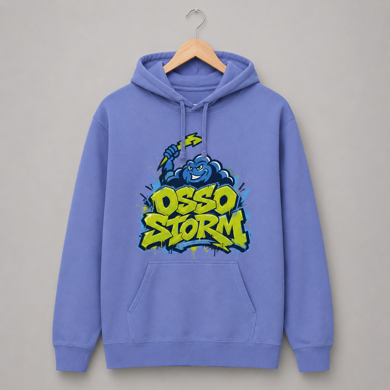 Storm Graffiti Adult Hoodie