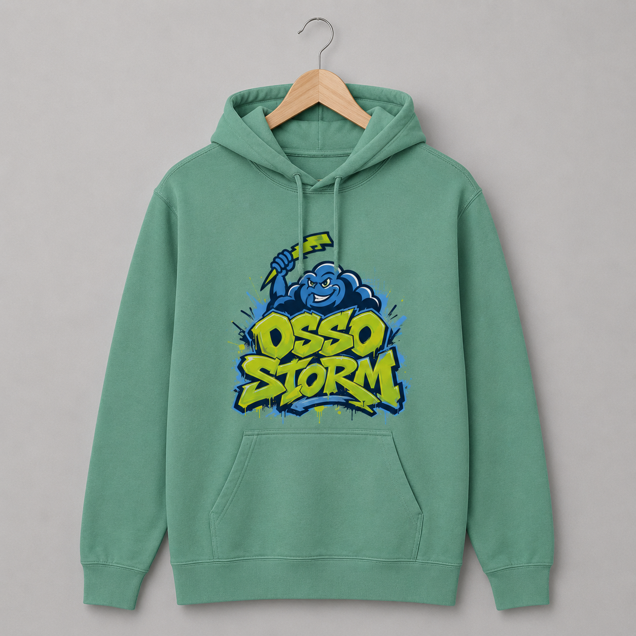 Storm Graffiti Adult Hoodie