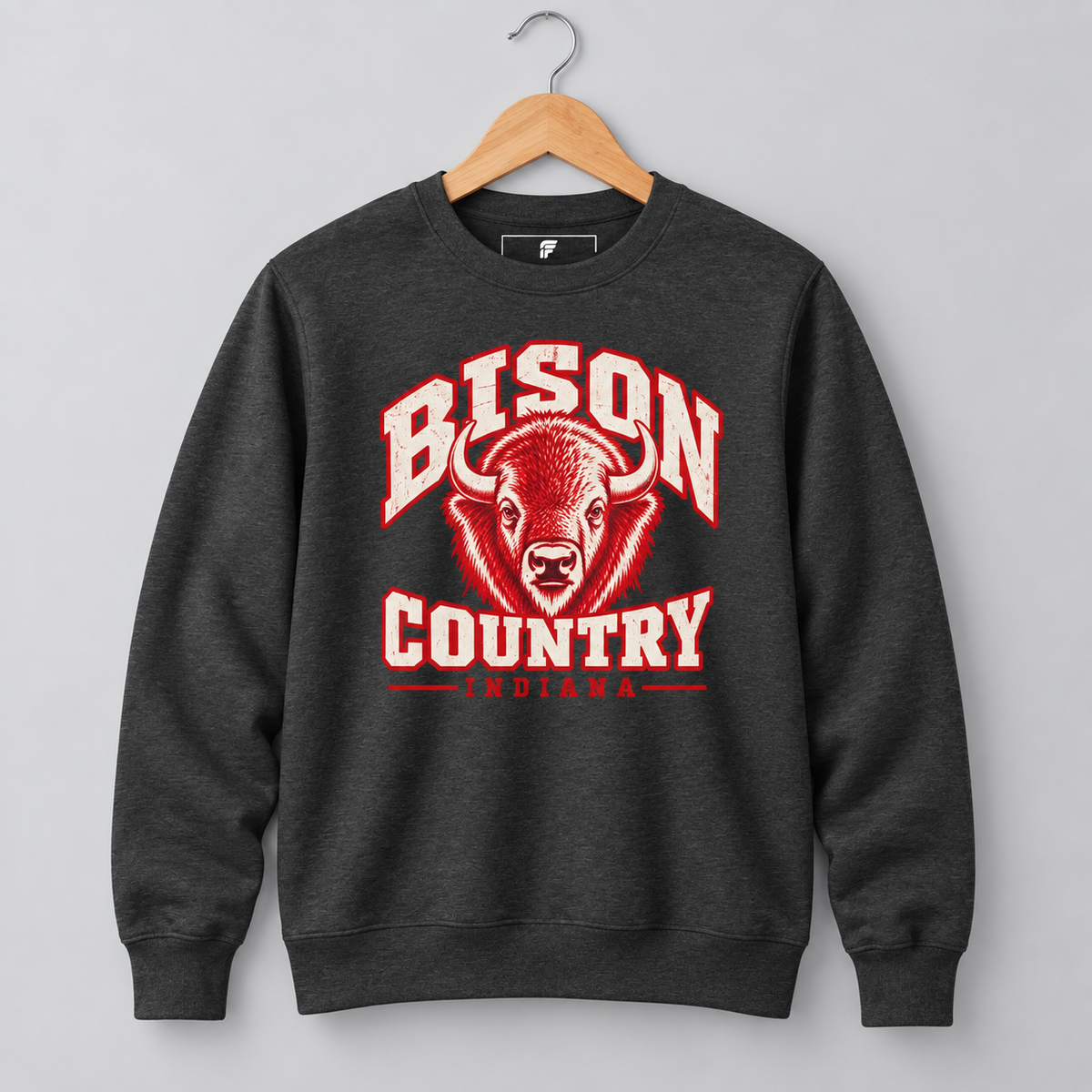 Bison Country Crew Sweatshirt