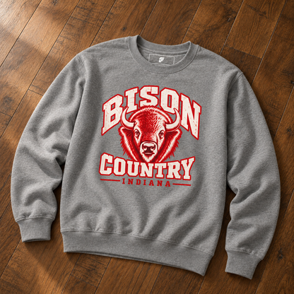 Bison Country Crew Sweatshirt