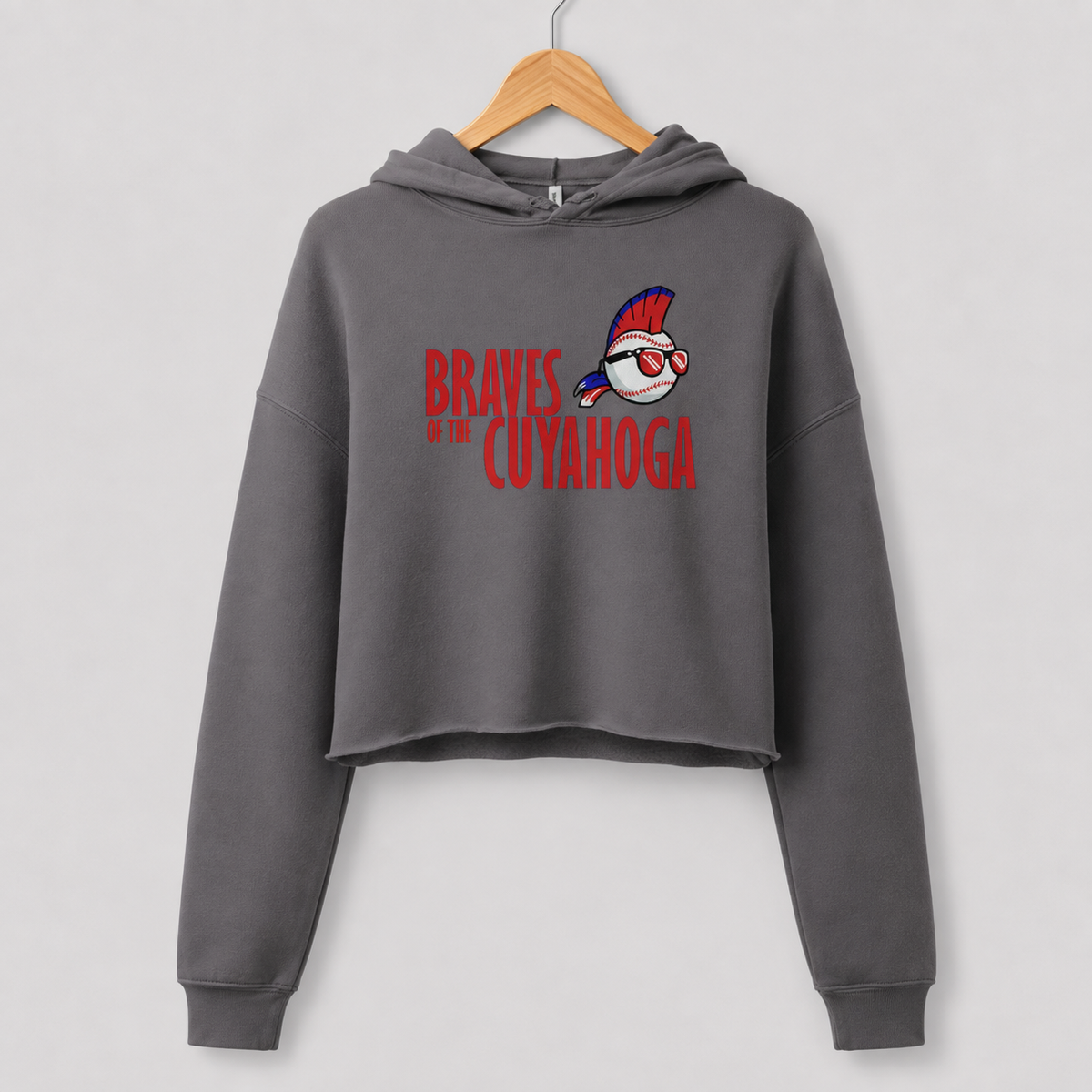 Braves of the Cuyahoga Crop Hoodie
