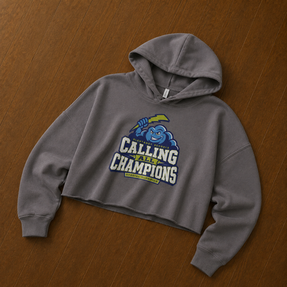 Calling All Champions Crop Hoodie