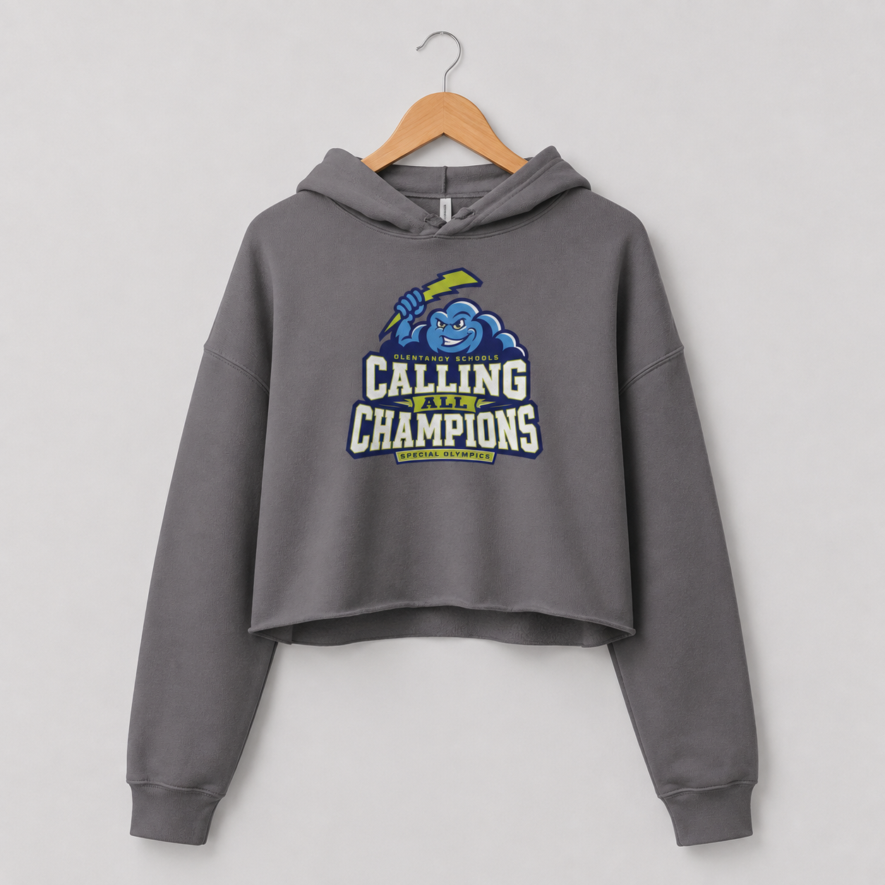 Calling All Champions Crop Hoodie