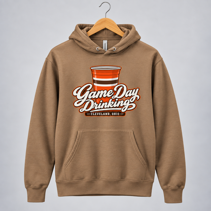 Cleveland Game Day Drinking Hoodie