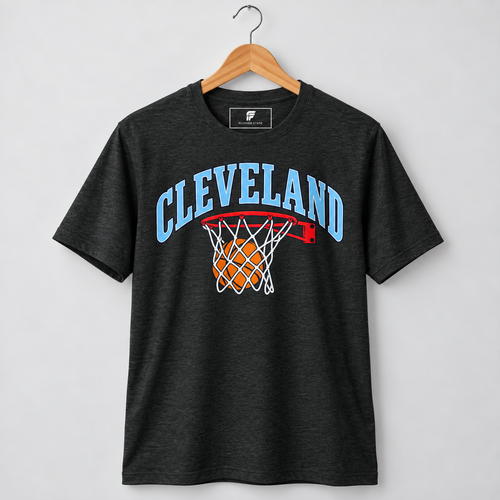 Cleveland Hoops Tee