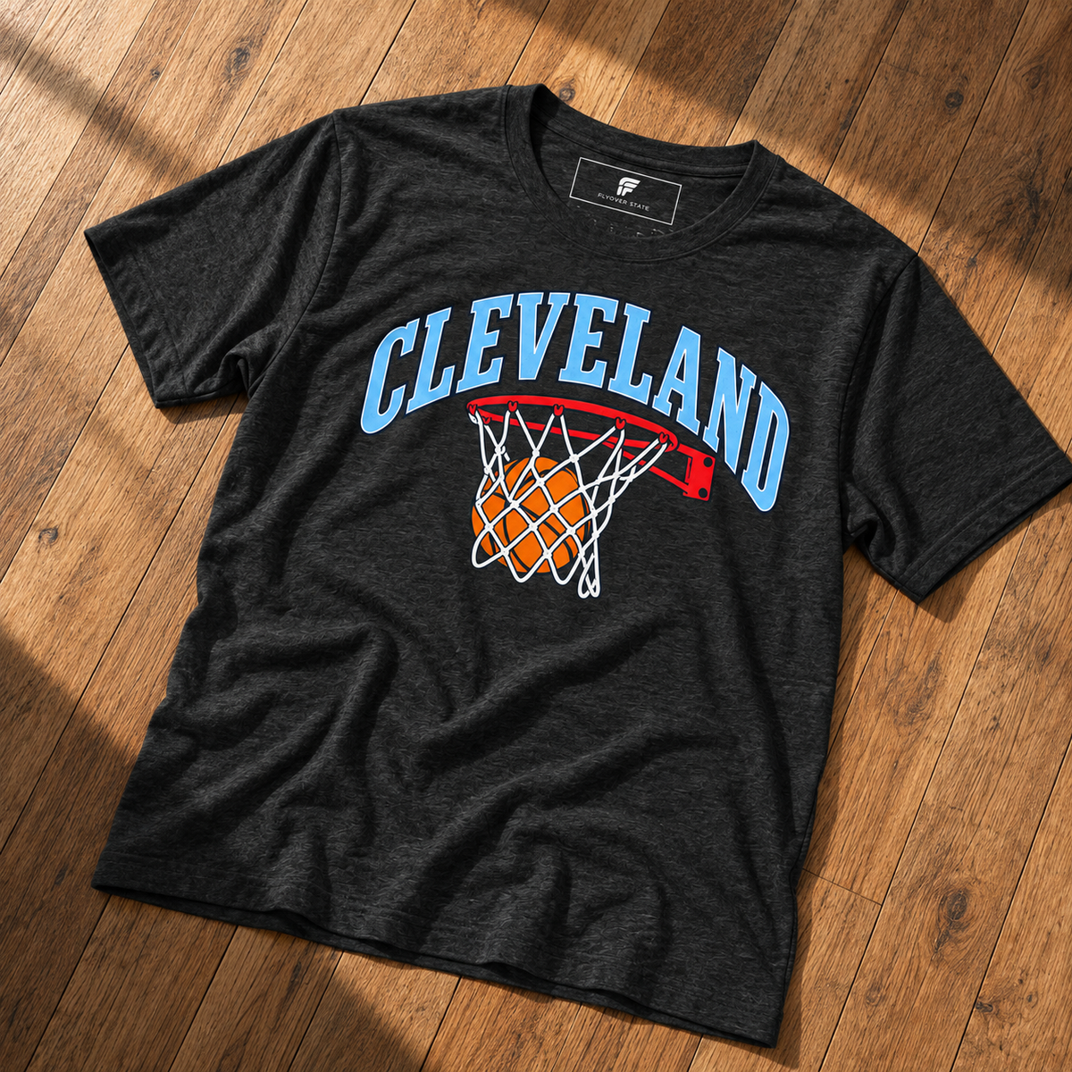 Cleveland Hoops Tee