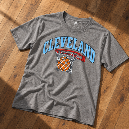 Cleveland Hoops Tee