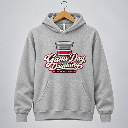 Columbus Game Day Drinking Hoodie