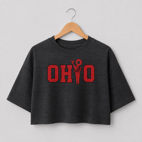 Dot The I Crop Top
