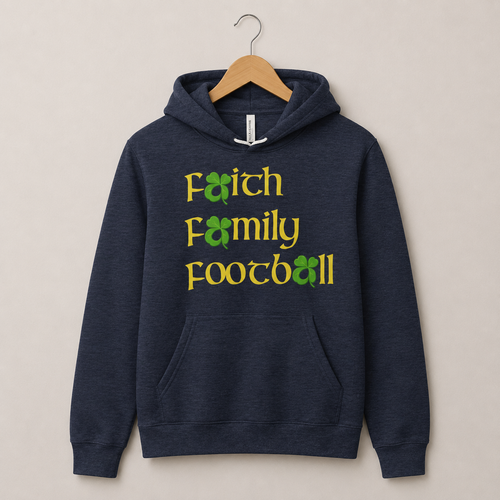 Faith Family & Football Hoodie
