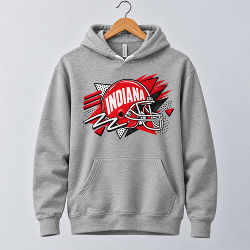 Indiana Retro Gridiron Hoodie