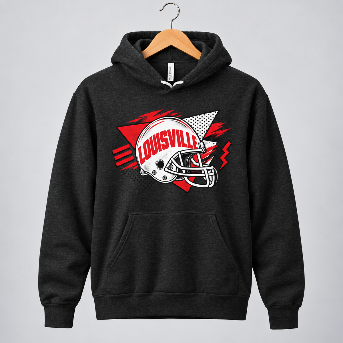 Louisville Retro Gridiron Hoodie
