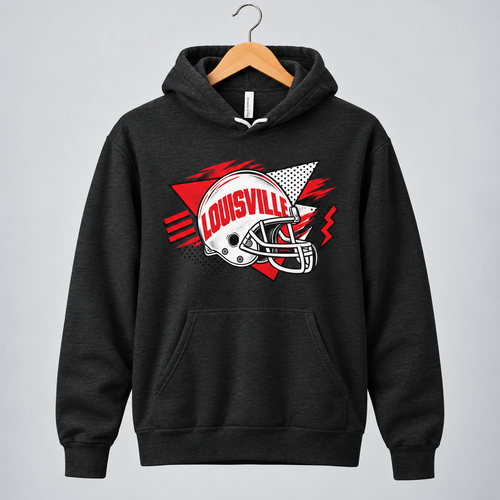 Louisville Retro Gridiron Hoodie