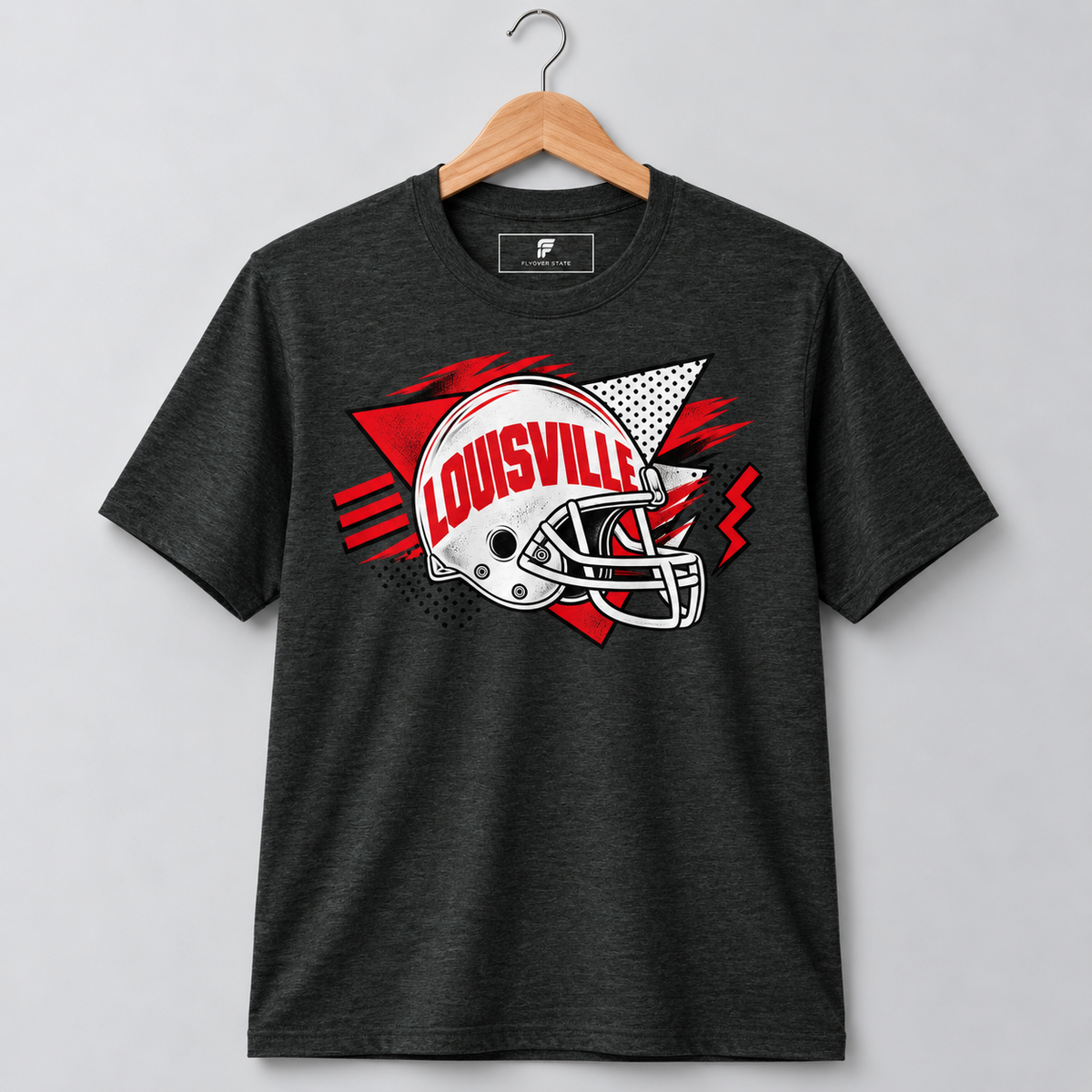 Louisville Retro Gridiron Tee