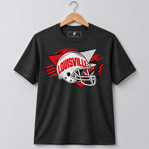 Louisville Retro Gridiron Tee