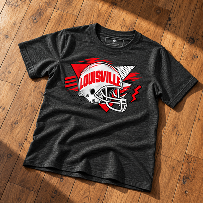 Louisville Retro Gridiron Tee