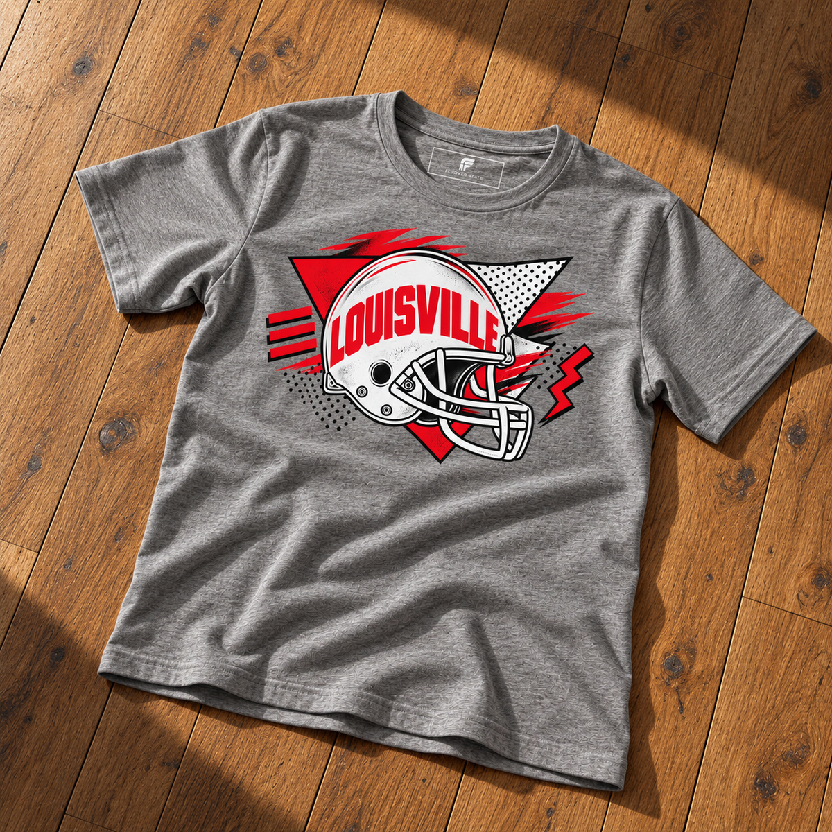 Louisville Retro Gridiron Tee