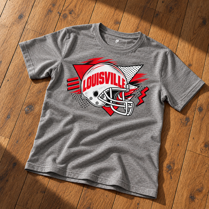 Louisville Retro Gridiron Tee