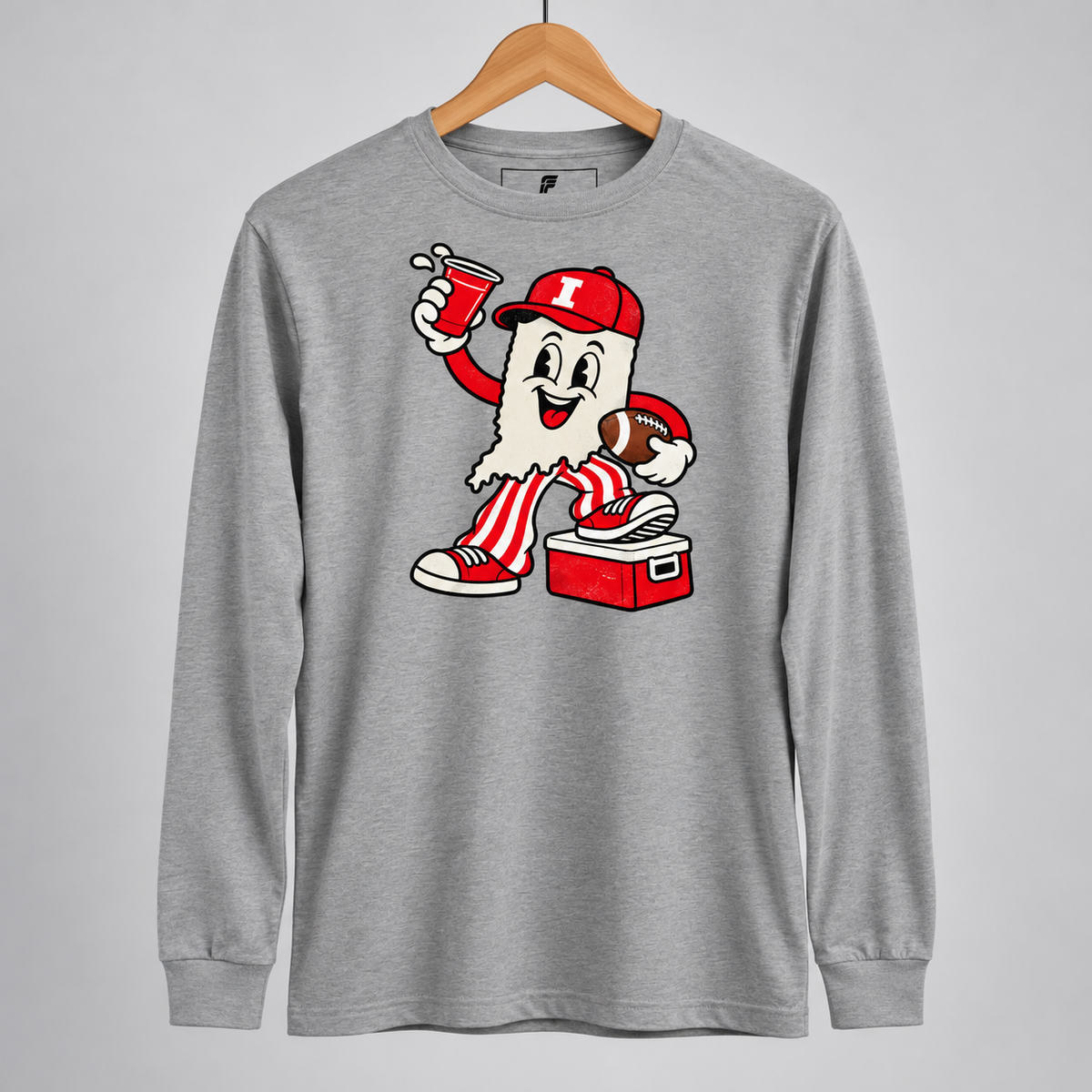 Mr. Indiana Tailgating Long Sleeve Tee