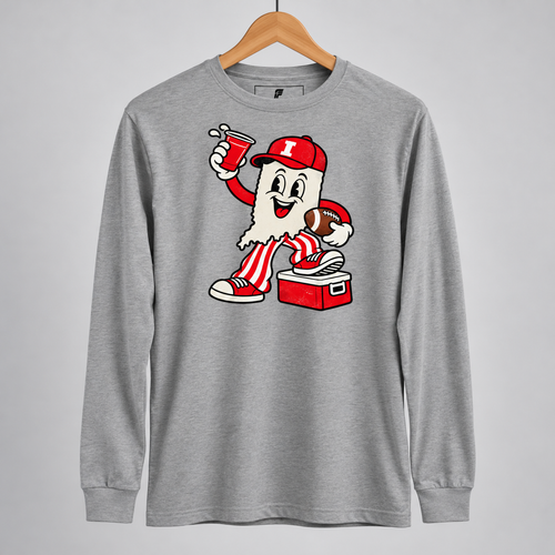 Mr. Indiana Tailgating Long Sleeve Tee