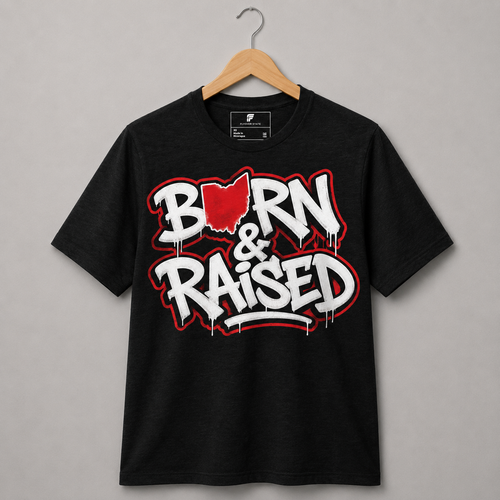 Ohio Born & Raised Tee