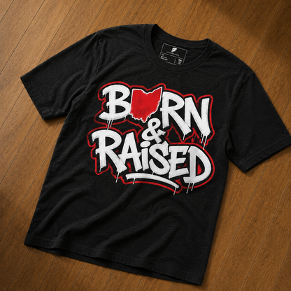 Ohio Born & Raised Tee
