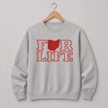 Ohio For Life Crew Sweatshirt