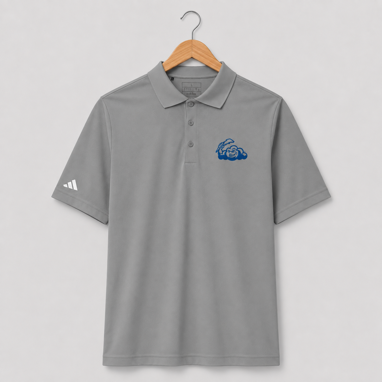 Storm Embroidered Adidas Polo