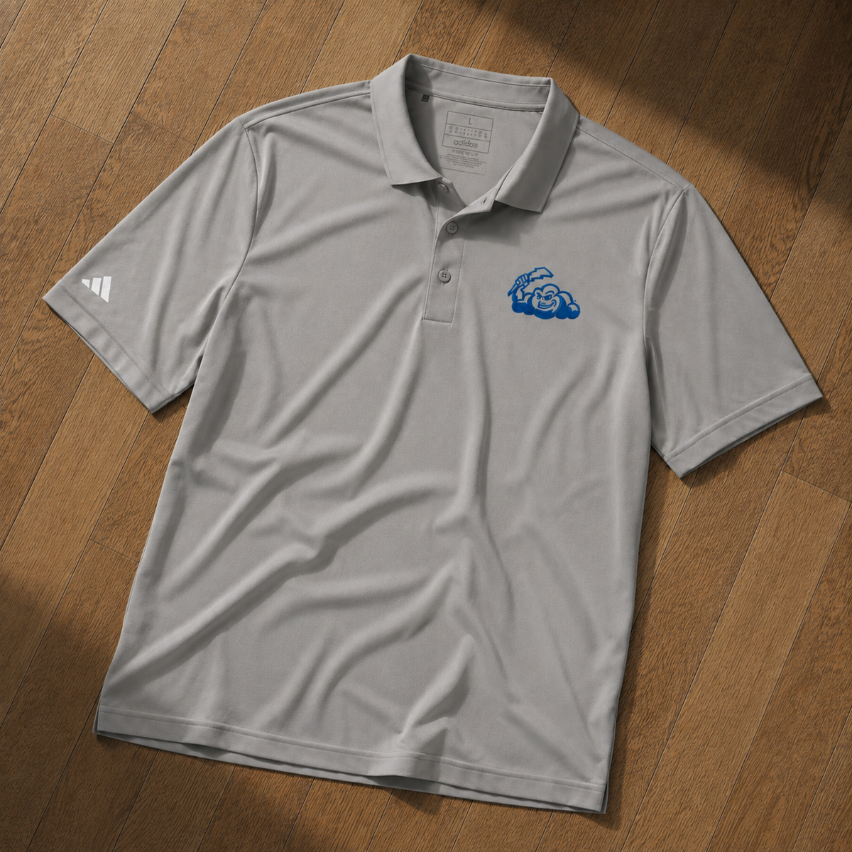 Storm Embroidered Adidas Polo