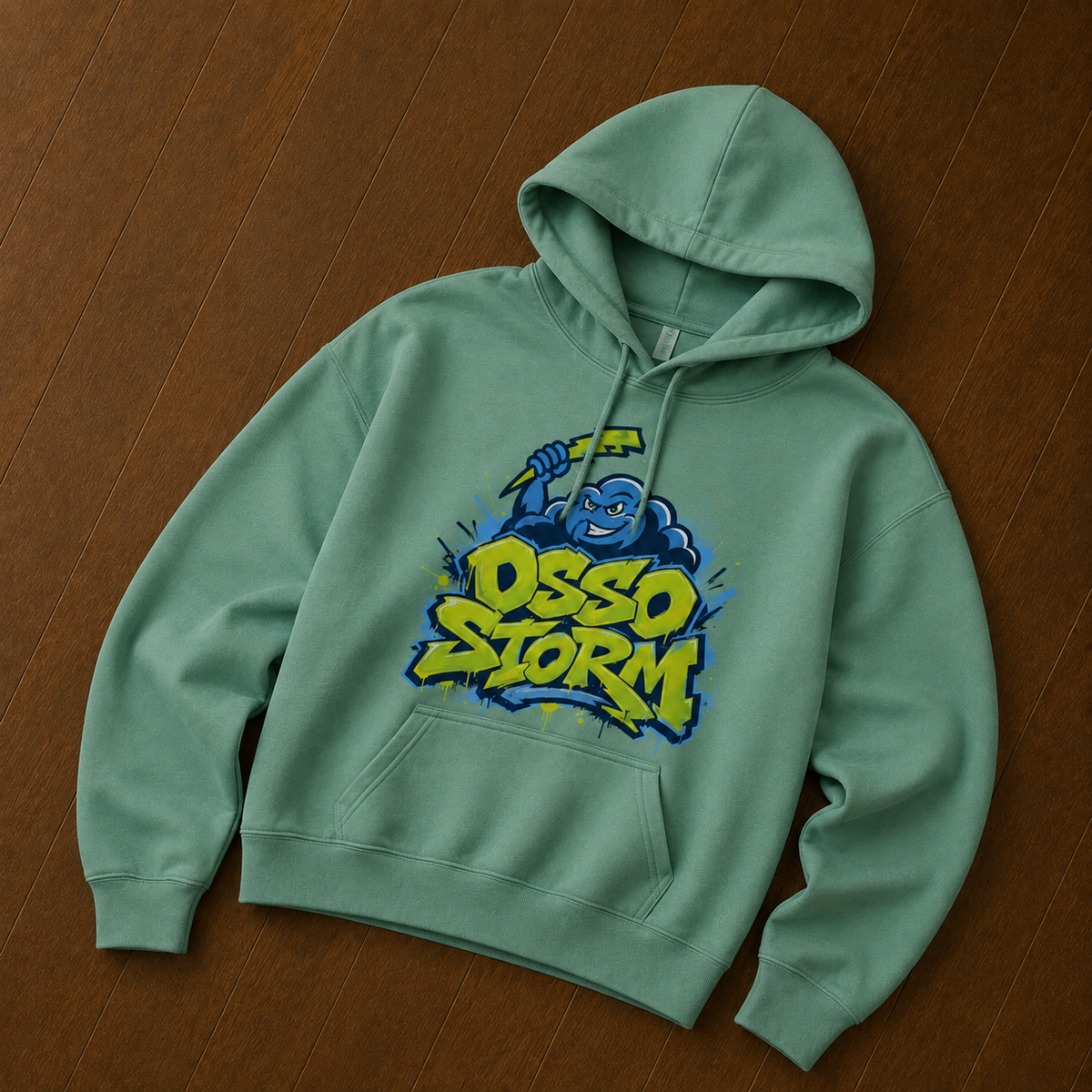 Storm Graffiti Adult Hoodie