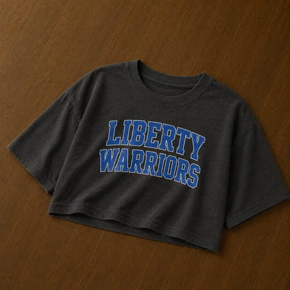 Warriors Varsity Crop Top