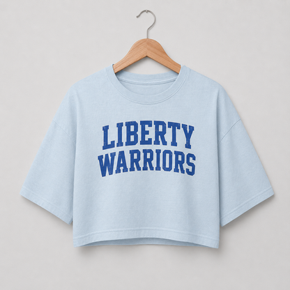 Warriors Varsity Crop Top