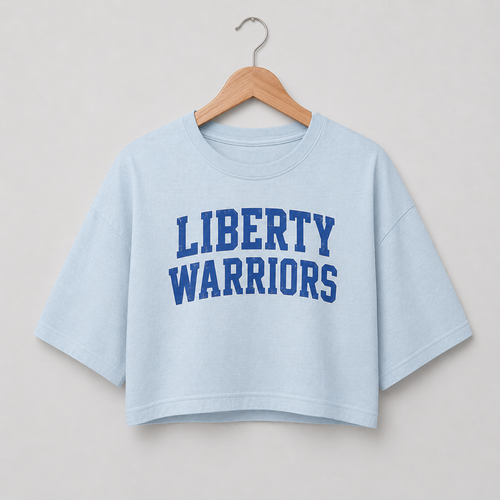 Warriors Varsity Crop Top
