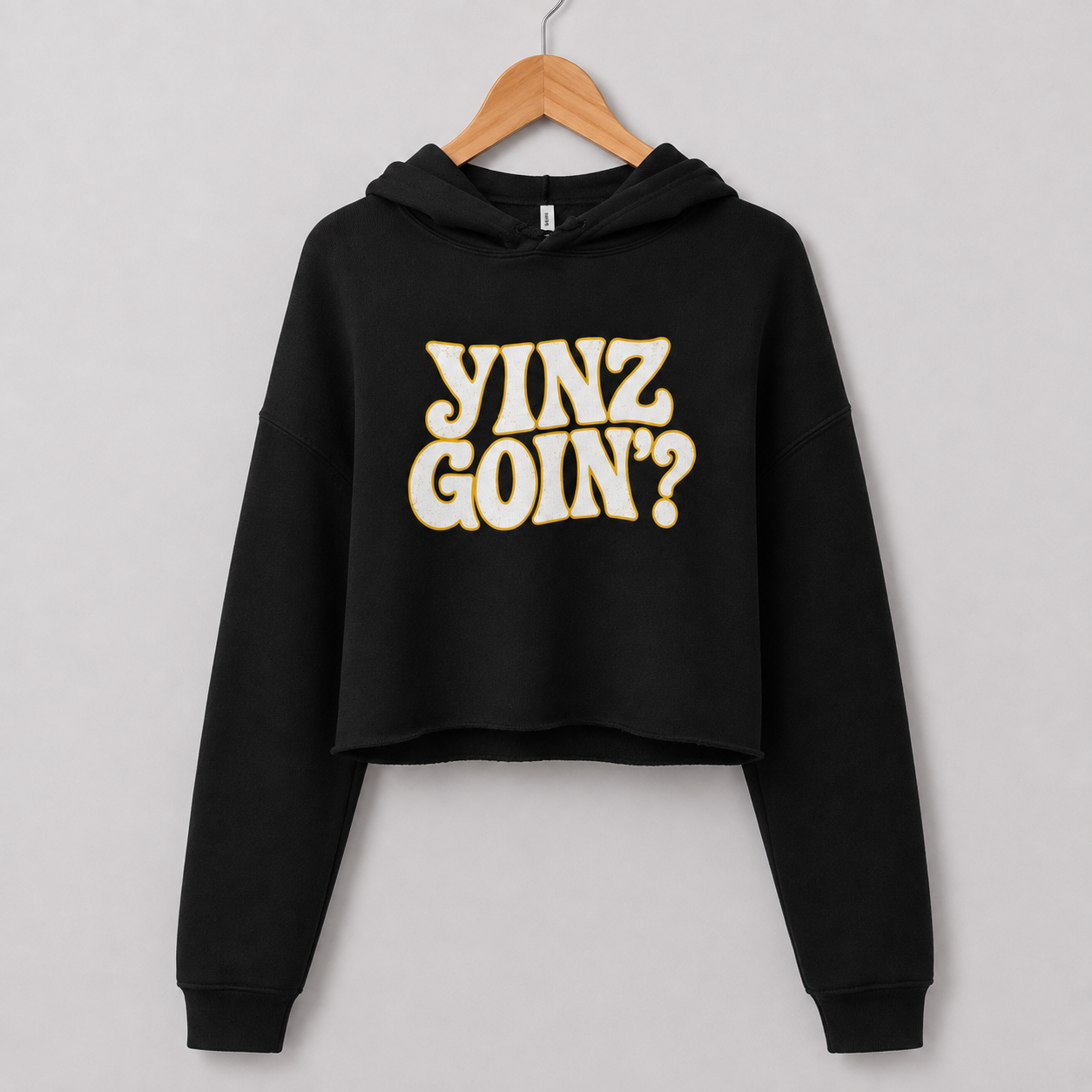 Yinz Goin? Crop Hoodie