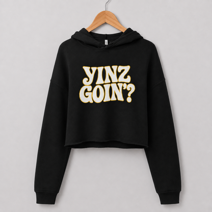 Yinz Goin? Crop Hoodie
