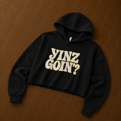 Yinz Goin? Crop Hoodie